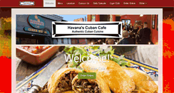 Desktop Screenshot of havanascubancafe.net